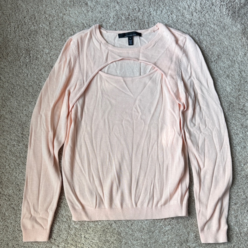 White House Black Market Cutout Sweater